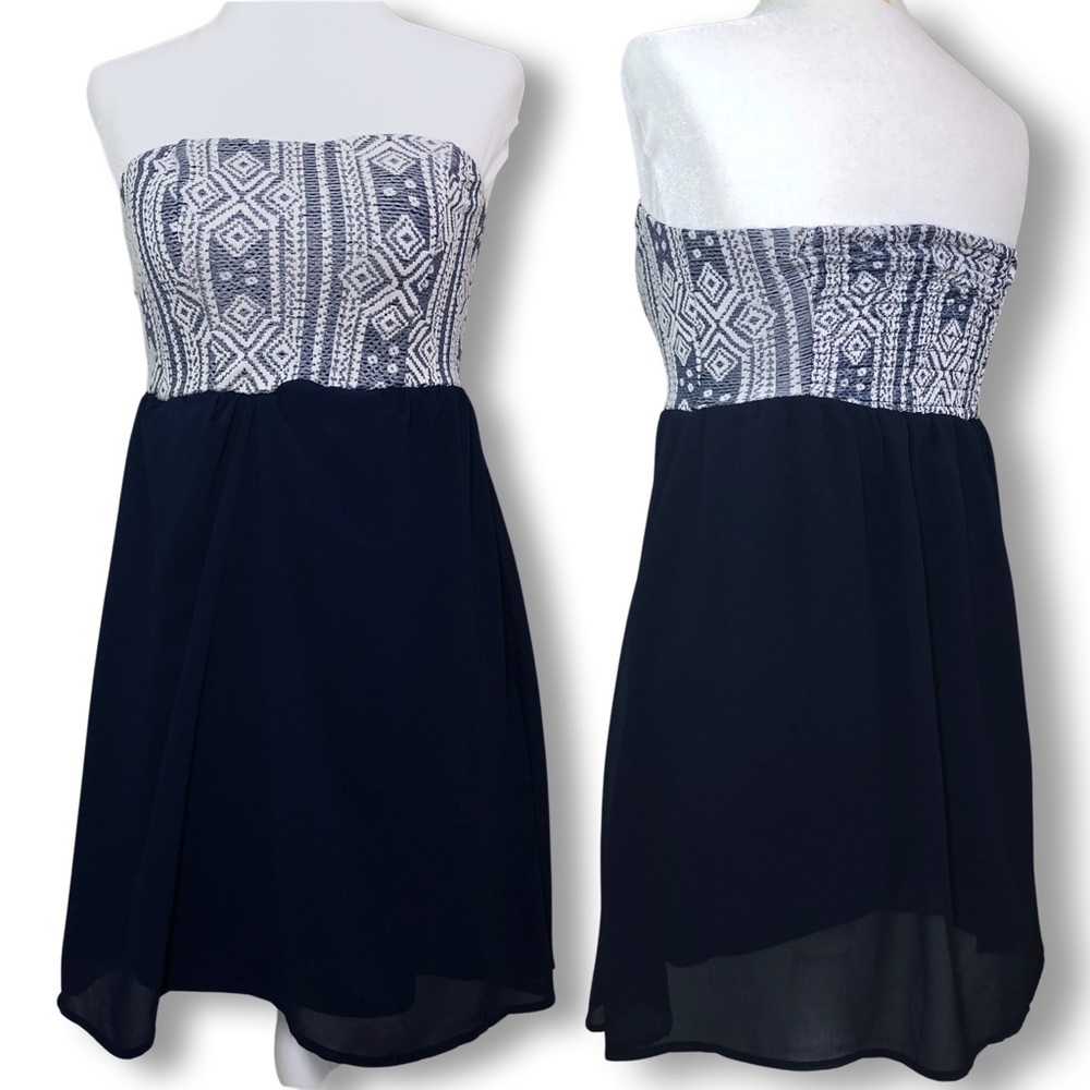 TARGET MOSSIMO Strapless Tribal Mini Dress - Picture 2 of 3